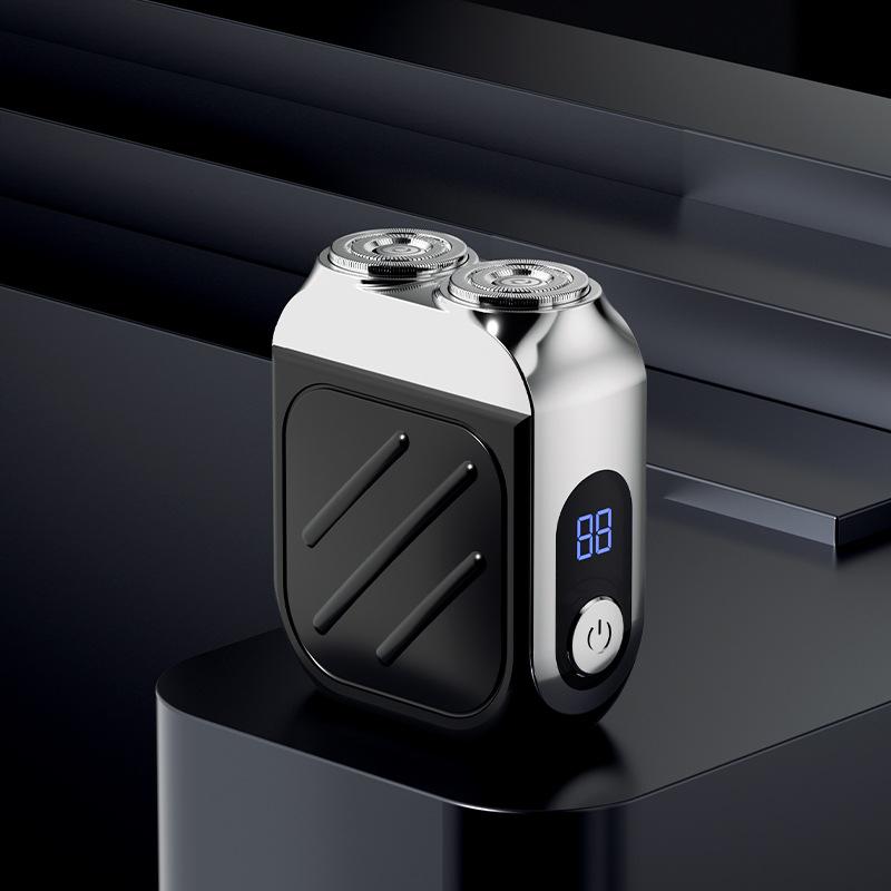 

Электробритва IPX7 Водонепроницаемая Мини Двухголовочная Магнитная Ультрачистое Бритье Портативная Цифровой Дисплей Электрический Нож для Бороды