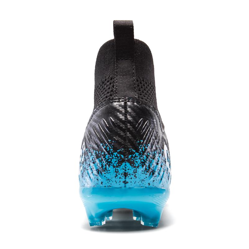 34-46 Scarpe da Calcio Uomo Alte Taglie Grandi Chiodi Lunghi Antiscivolo Resistenza TPR Artificiali Capitano Giovanili da Esterno