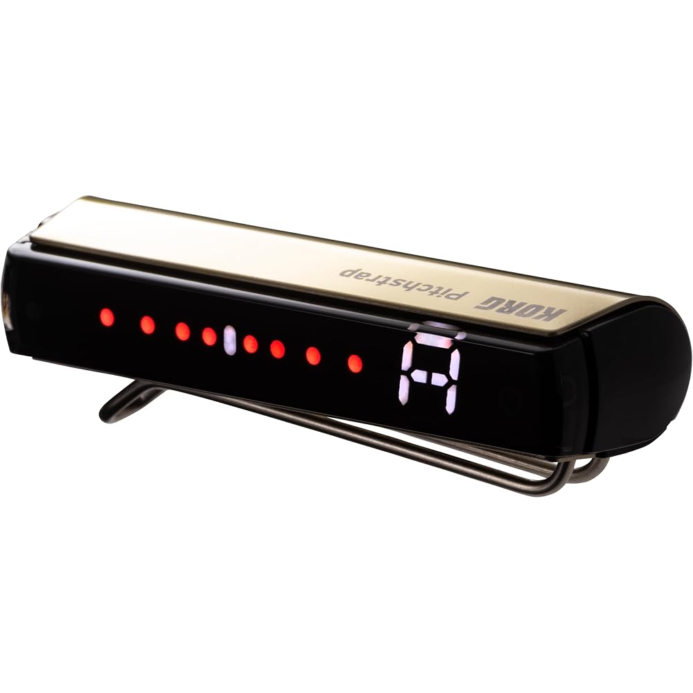 КОРГ (КОРГ) Тюнер для гитары/баса Pitchstrap, крепящийся к ремню/ ± 0,1 цента, высокая точность/USB Char...