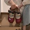 Fashion Ballets Style Flats Women Mary Jane Shoes Fashion Ladies Shallow Butterfly-knot Single Shoes