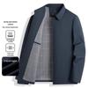 Men's Spring/Autumn Lapel Jacket: Middle-Aged Business Casual Slim-Fit Coat