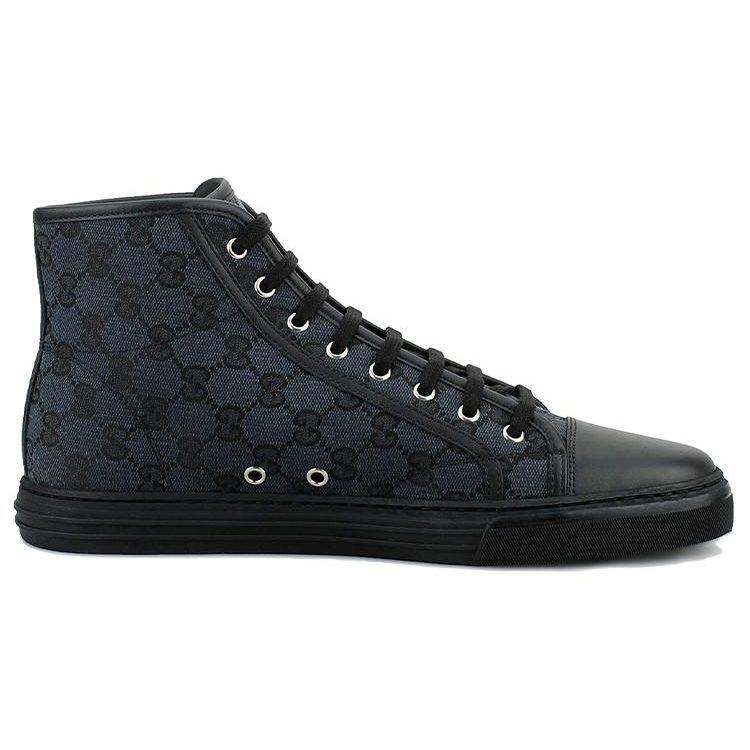 Gucci GG Canvas High Top Sneakers Grey 426188 KQWM0 1948
