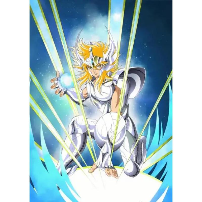 Klassische Anime Saint Seiya Poster Drucke Japan Cartoon Jungfrau Goldener Ritter Leinwandbild Wandkunst Bild Wohnzimmer Heimdekoration
