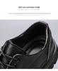 Men's Spring Casual Leather Derby Shoes with Thick, Lightweight Sole for Height Increase