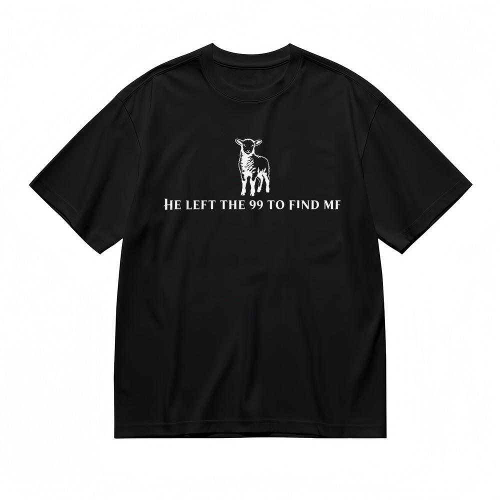 Women's All-Season Classic T-Shirt Minimalist Sheep Graphic Print Design Tee