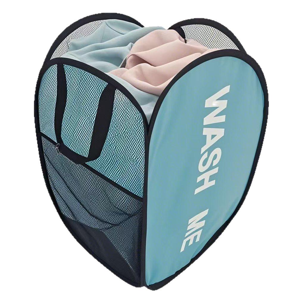 Large Foldable Printed Laundry Hamper - Dirty Clothes Storage Basket for Dorms