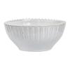 Delicate Lace Vertical Ceramic Bowl Household Noodle Bowl Salad Bowl Tableware Round Bowl Vegetable Bowl Restaurant Fruit Bowl