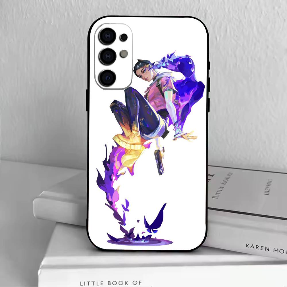Games V-Valorant  Phone Case For Samsung S25,S24,S21,S22,S23,S30,Ultra,S20,Plus,Fe,Soft Silicone Black Cover