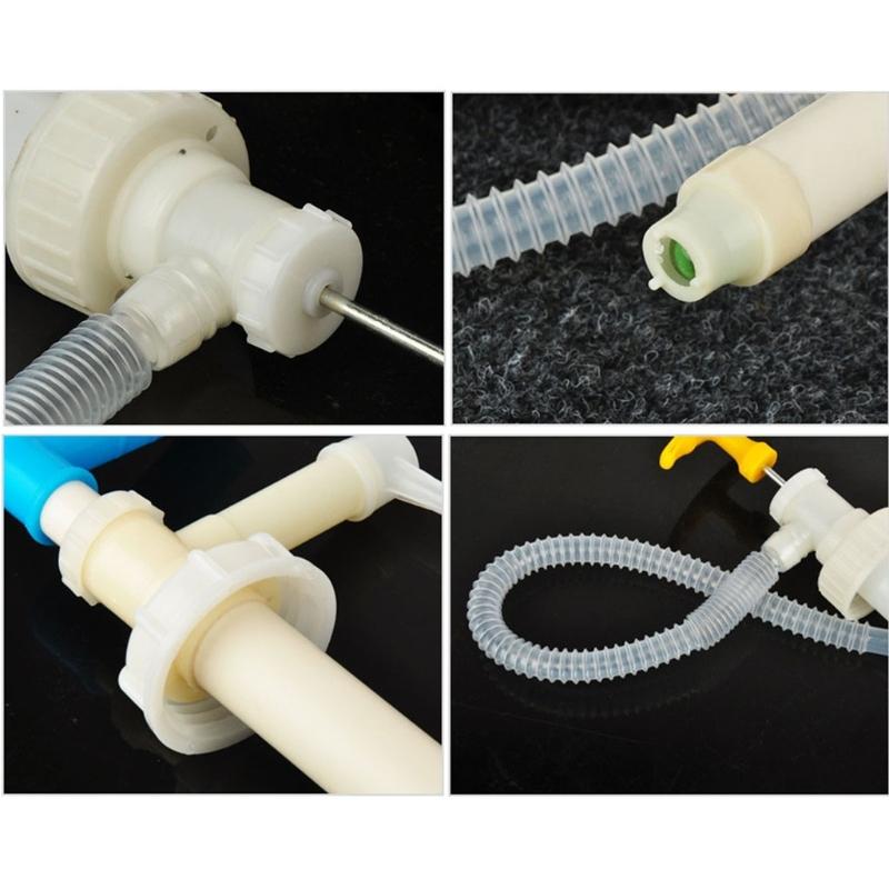 Hand Fuel Transfer Pump Backflow Prevention Manual Liquid Transfer Pump for Pumping Oil Water