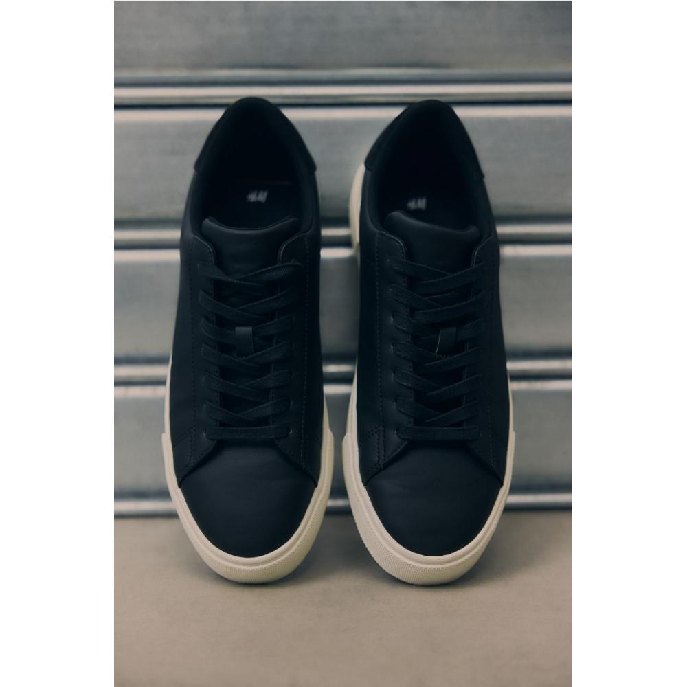 H M sliM Fit Twill Jogger Pants Dark Beige