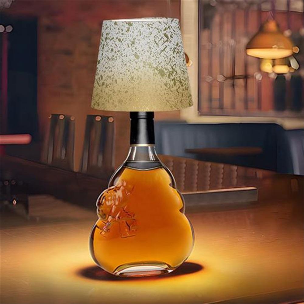 Lampada per bottiglia di vino Luce wireless USB ricaricabile Dimmerabile Controllo touch Soft