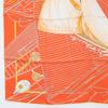 HERMES [Excellent Condition] Tuiga Sailboat Silk Carre90 scarf OrangeUsed