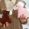 Cartoon Horse Plush Wrist Band Soft Horse Plush Toy Cute Pony Slap Bracelet Decorative Use