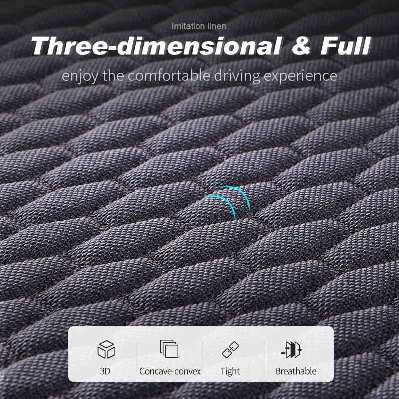 Karcle pokrycie siedzenia samochodu komplet imitacja lnu uniwersalny ochraniacz siedzenia poduszka tylnego siedzenia przednie tylne pokrowce na samochód w salonie