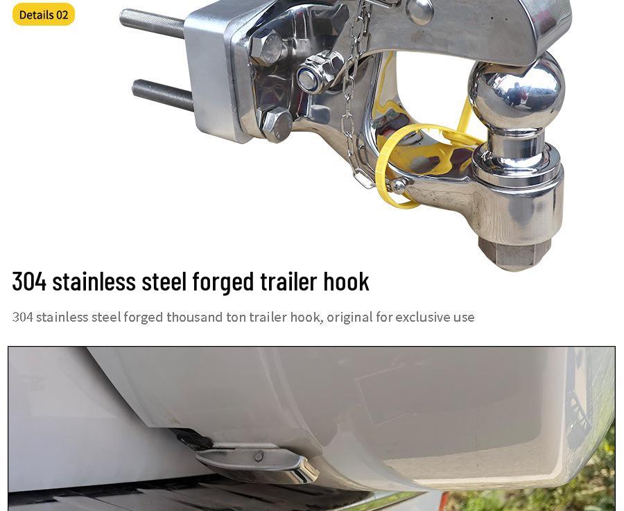 Enhanced Stainless Steel Tow Hook and Bar Upgrade for 500hi4-t Tank