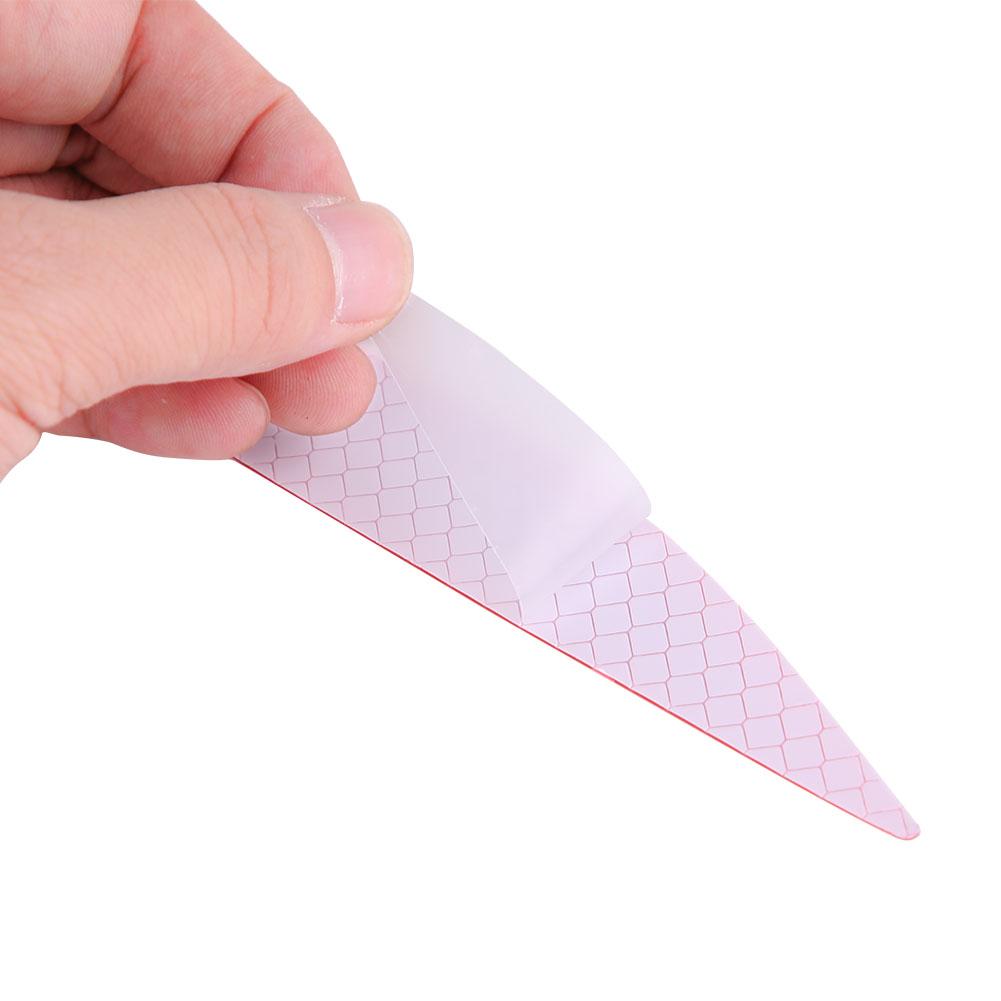 4Pcs Self adhesive Car Reflective Warning Decal Safety Strip Stickers Automobile Decor(Red)