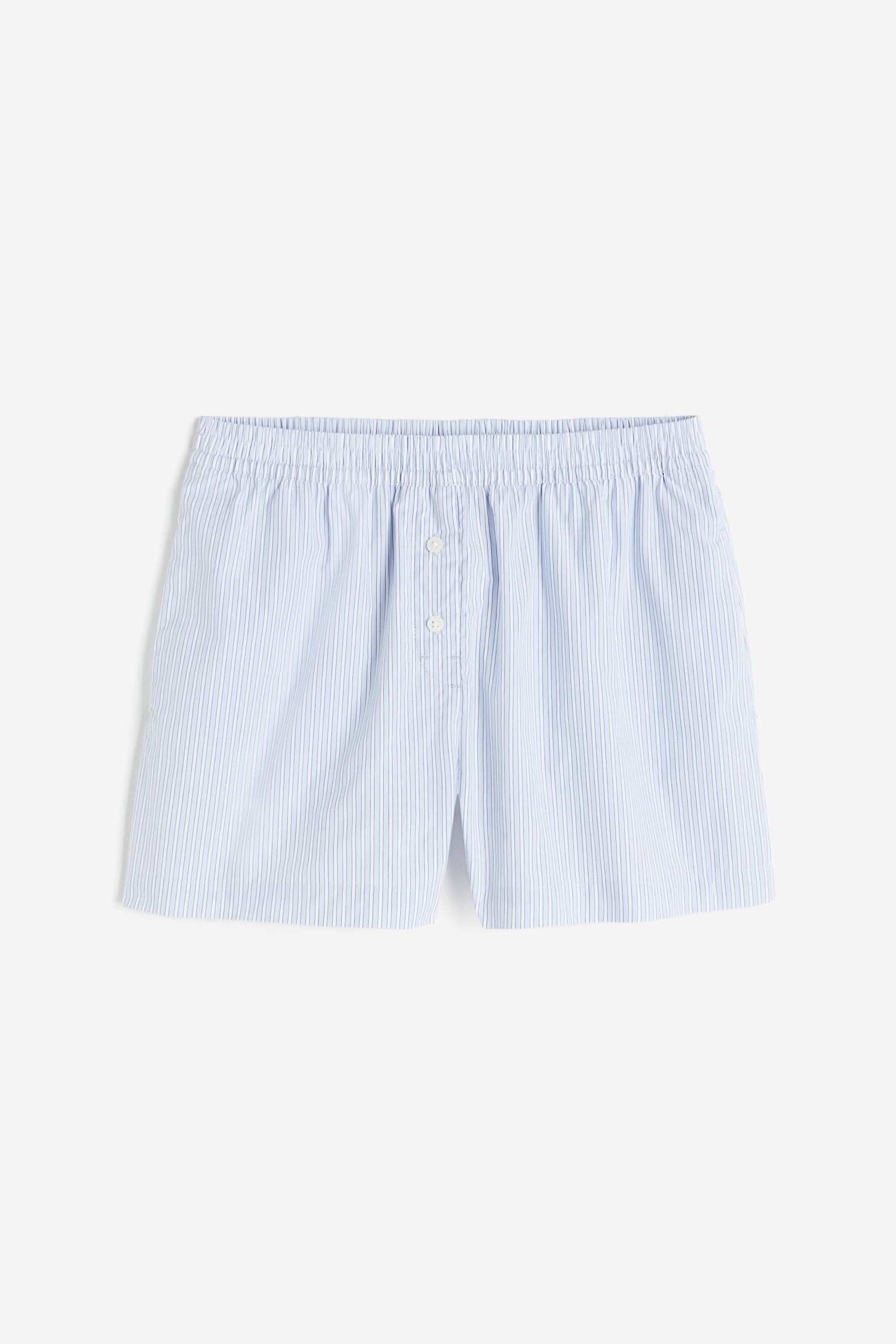 

Cotton poplin shorts