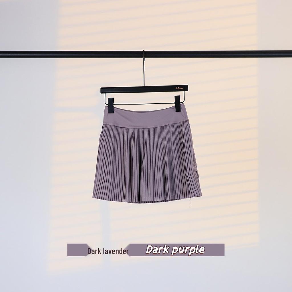 Lulu Women's Quick-Dry Pleated High-Waisted Accordion Skirt for Yoga, Fitness & Tennis
