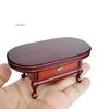 1/12 Scale Coffee Table Tea Table with Drawers Dollhouse Living Room Furniture Ornament Micro Scene Decoration for Doll Homes