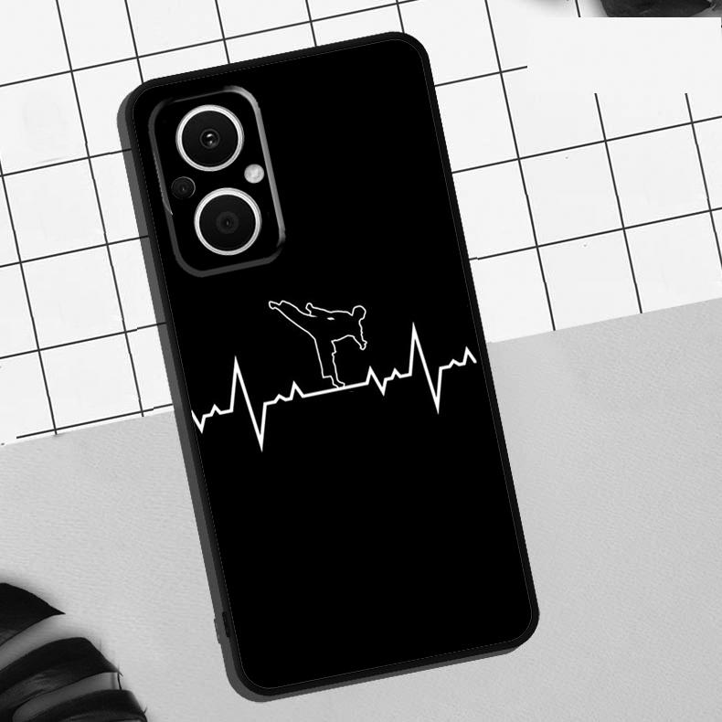 Kung Fu Taekwondo Karate Case For OPPO Reno 13 12 11 F 8T 7 8 10 Pro OPPO Find X8 Pro X6 Pro X3 X5 Lite Cover Coque