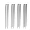 4 Pieces C Shaped Ground Anchor Heavy Duty Metal Peg Multipurpose Yard Stakes for Gardeners,