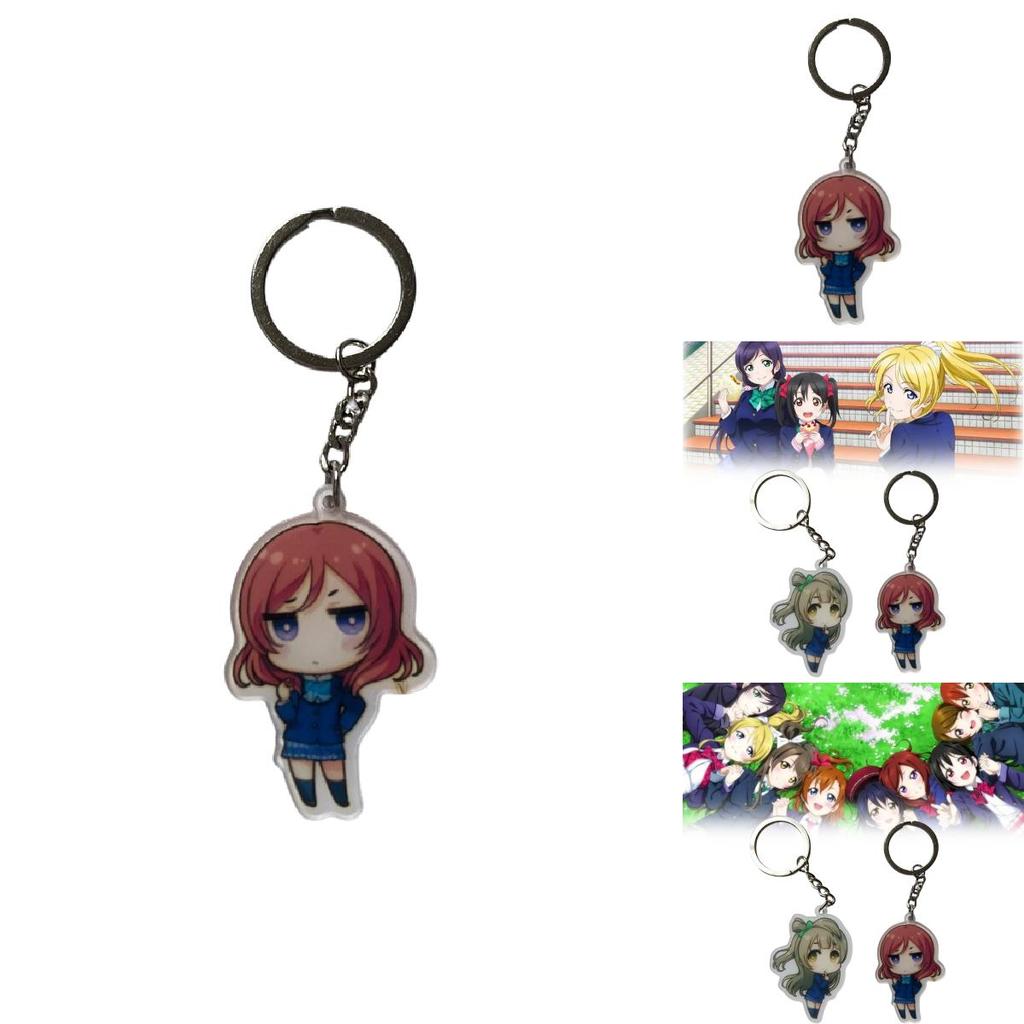 Love Live School Idol Project Keychain Cartoon Pendant With Unique Design For Collectors And Anime Enthusiasts
