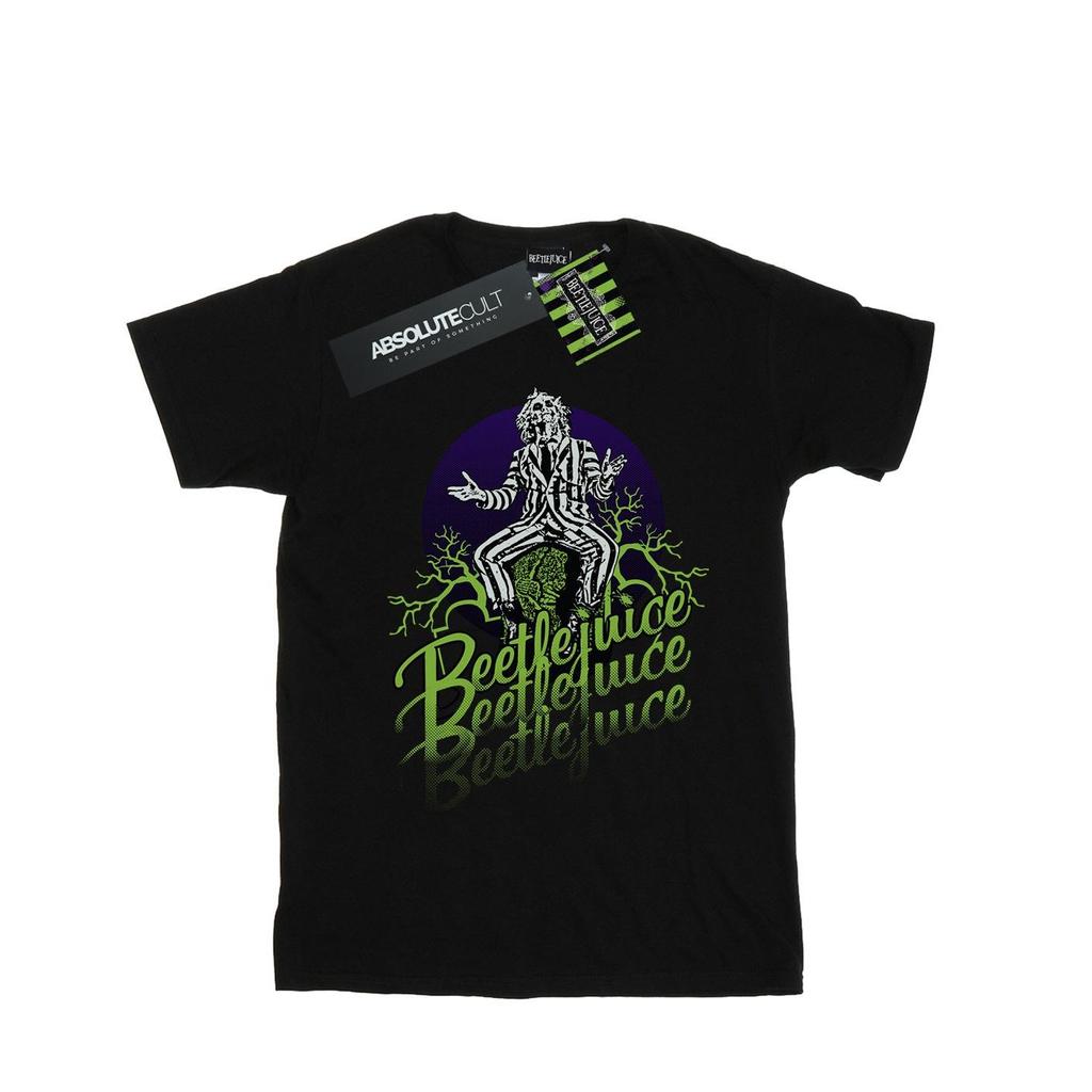 Beetlejuice Mens Faded Pose T-Shirt