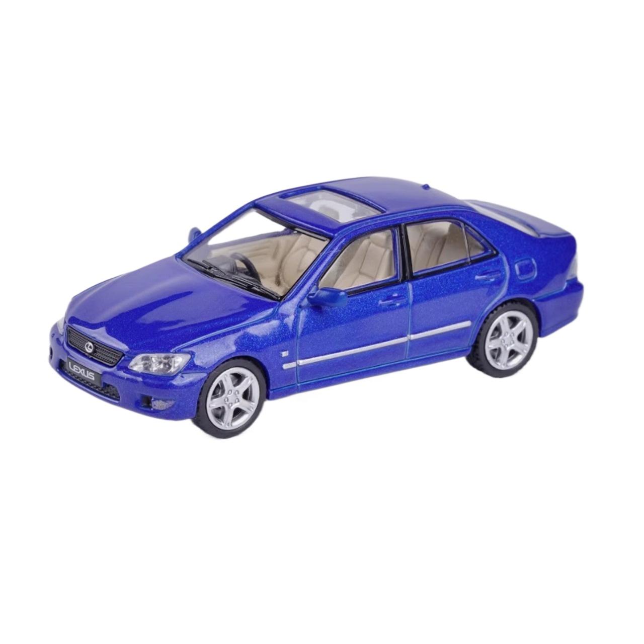 

Миниатюрная модель седана Lexus IS300 JKM 1/64 1/64:64 Премиум игрушечных машинок Транспортное средство Свободные колеса литой цинковый сплав металлическая коллекция Подарочный мальчик синий