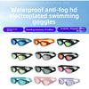 Erwachsenen Augenschutz Rennschwimm Ausrüstung Myopie Schwimmbrille, Wasserdicht Großes Gestell Galvanisiert Anti-hohe Definition Schwimmbrille