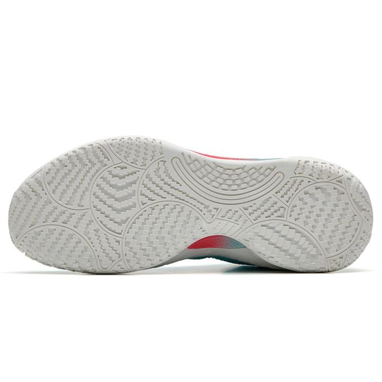 New ANTA Cement Bubble 2.0 Basketball Shoes Men Low Top Light Blue/ANTA White 112231611-1