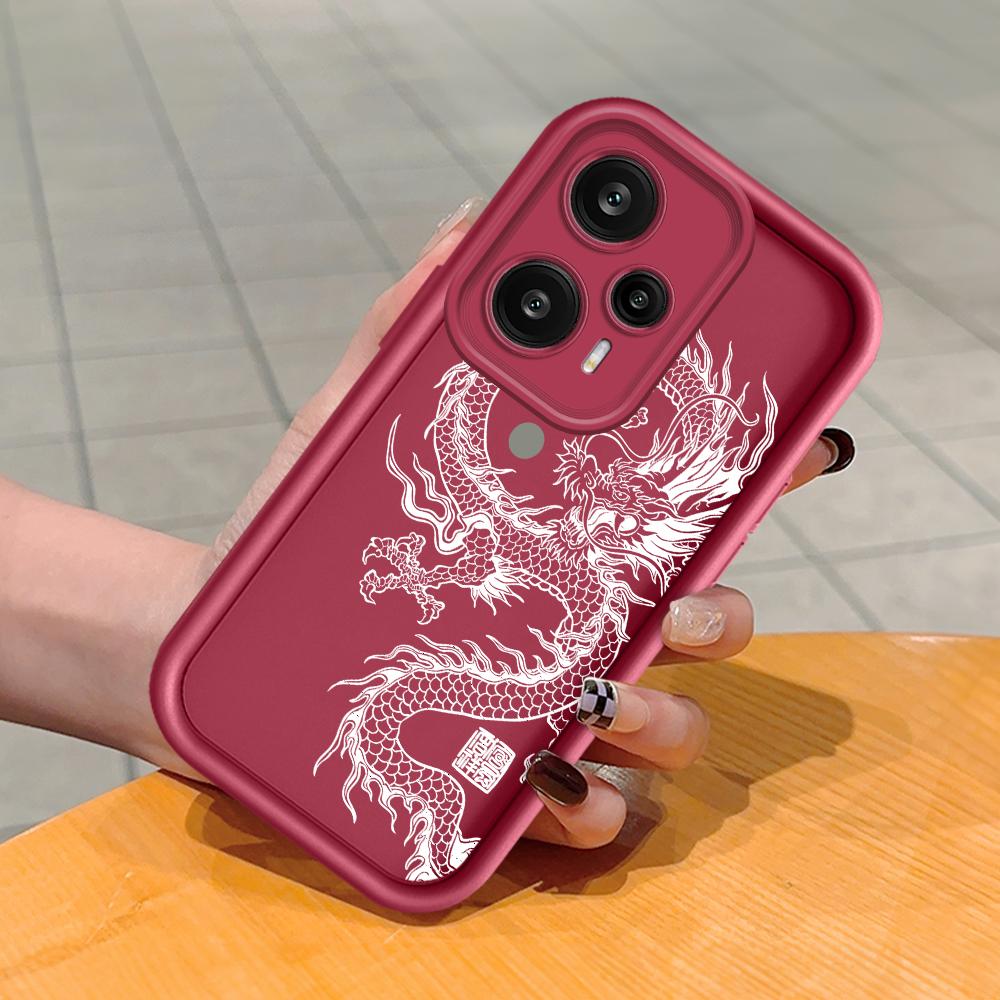 Miękki silikonowy wzór z kwadratową drabinką Obudowa telefonu Pełna obudowa aparatu Odporna na wstrząsy Gumowa obudowa do Xiaomi Redmi