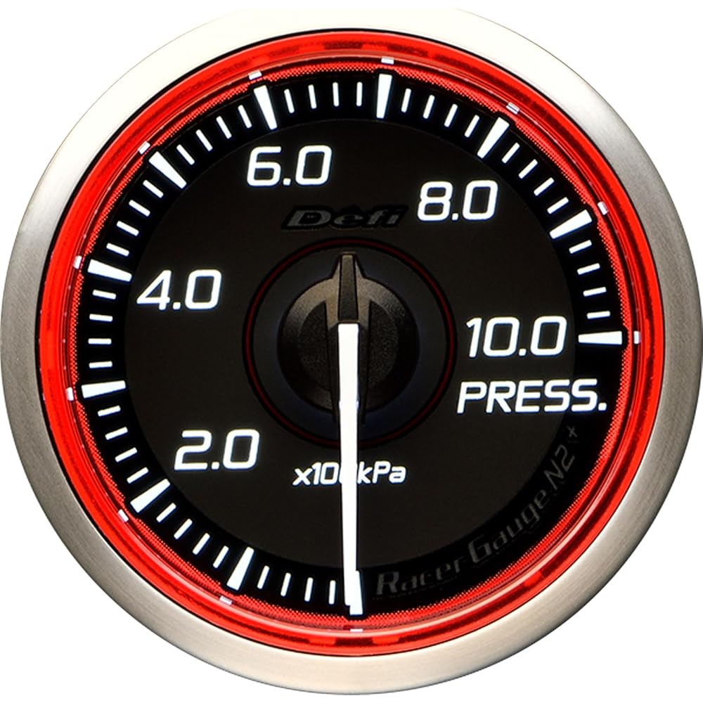 Defi (Nippon Seiki) Racer Gauge N2+ 52 PRESS RED DF19202