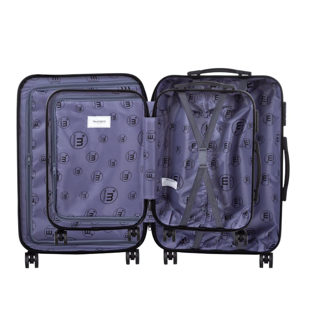 Set of 2 Rigid Suitcases  (M-66cm) (S-56cm) TBO NAVY