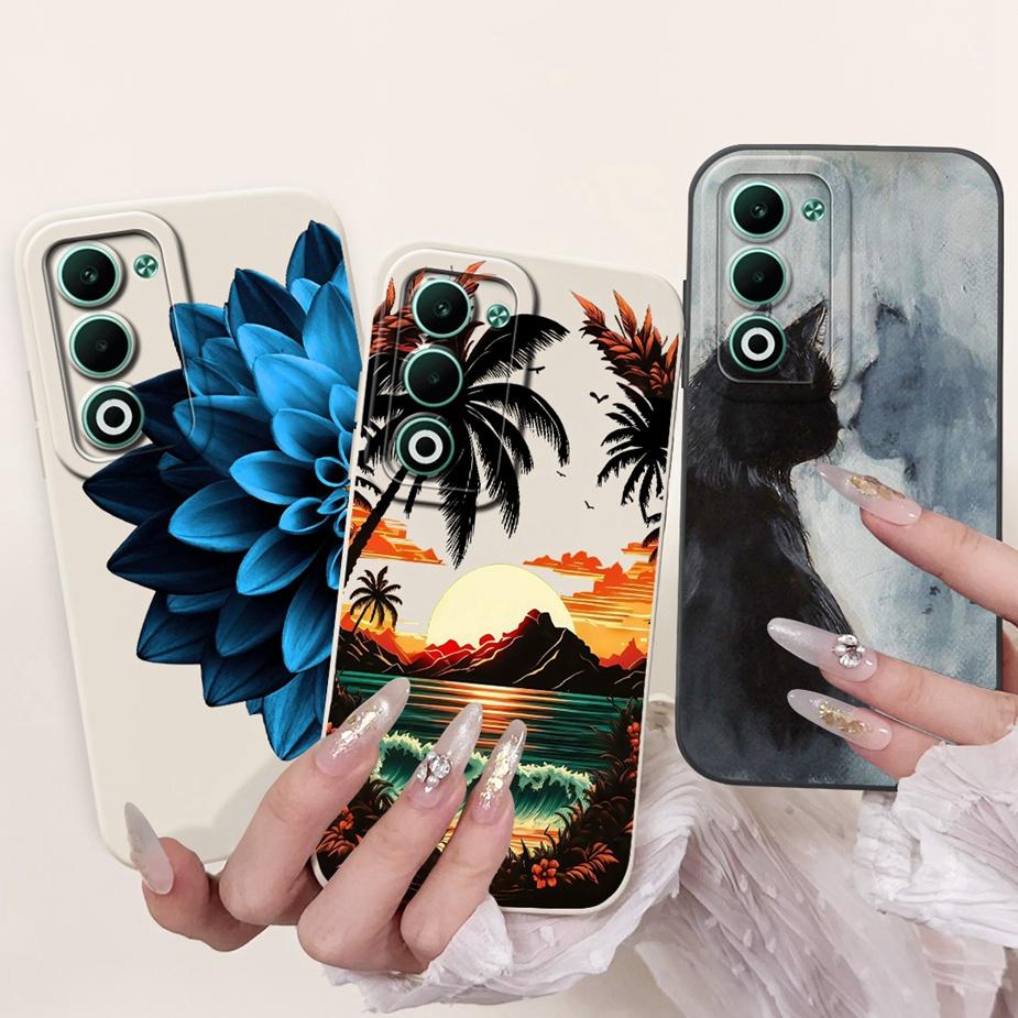 For Oppo A5 5G Case CPH2735 Cute Cartoon Luxury Painted Cover Soft TPU Phone Case For Oppo A5 Pro A5Pro 5G CPH2695 Fundas Bumper