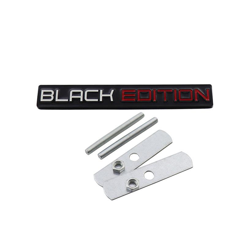 Car Styling Black Edition for Car Fender Side trunk Decal Emblem Badge Sticker