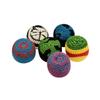 Handmade Knitted Bean Bags Set of 6 Durable Cotton Filled Toss Balls for Indoor Outdoor Games and Coordination Practice