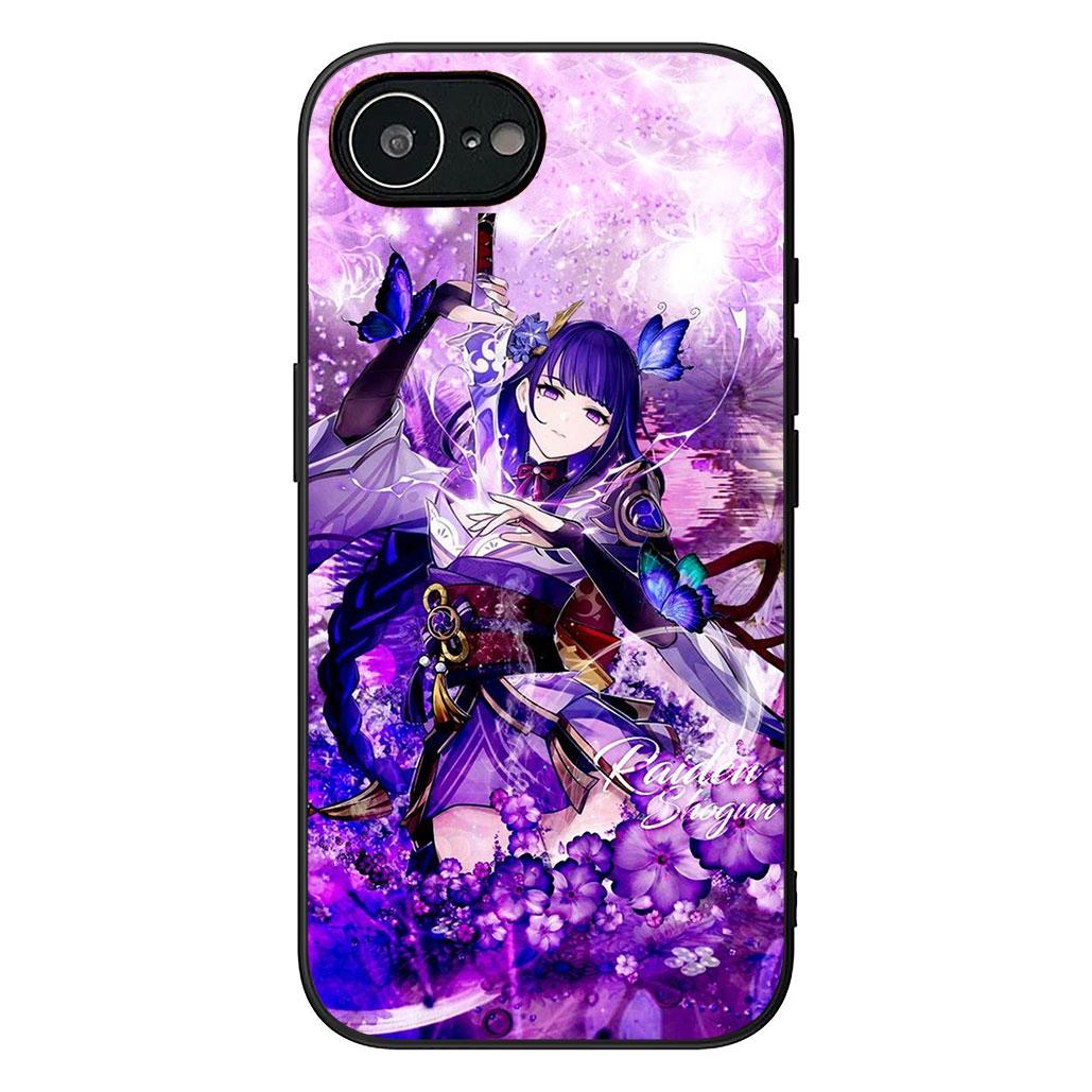 

Genshins Raiden Shogun Impacts Casing Cover for Samsung Galaxy Note 20 9 10 S8 S10 Lite S9 Plus A54 A53 A21S S10E A17 Phone Case Galaxy A53 5G
