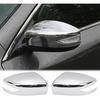 1 Par de Capas Cromadas para Espelhos Laterais Carcaça do Espelho Lateral do Motorista, Tampa do Espelho Lateral do Passageiro para Nissan Altima 2013-2018 com Seta