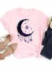 Kids Maycaur T Shirt Unisex Moon Planet Print Fashion Tee Shirts Casual Round Neck Short Sleeve