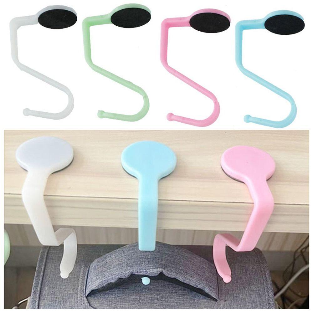 

Anti-slip Table Hook Plastic Backpacks Hanger Durable Handbag Hanger Daily Life
