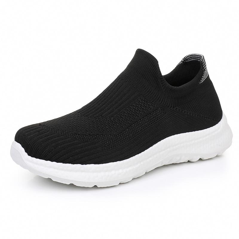 

Shoes women s spring and autumn new foreign trade women s shoes couples are not tired, their feet are light and comfortable, and one pedal is breathab 35 чёрный