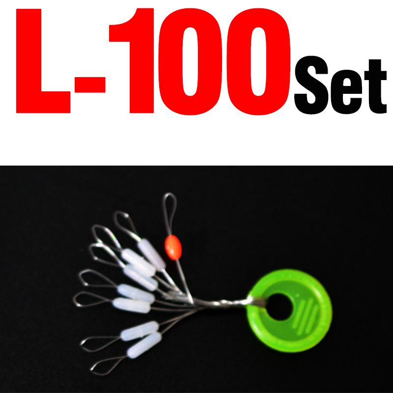 MNFT 100set/800pcs Float Cylindrical Fishing Stop Transparent Rubber Stopper Space Bean Connector Fishing Line Accessories