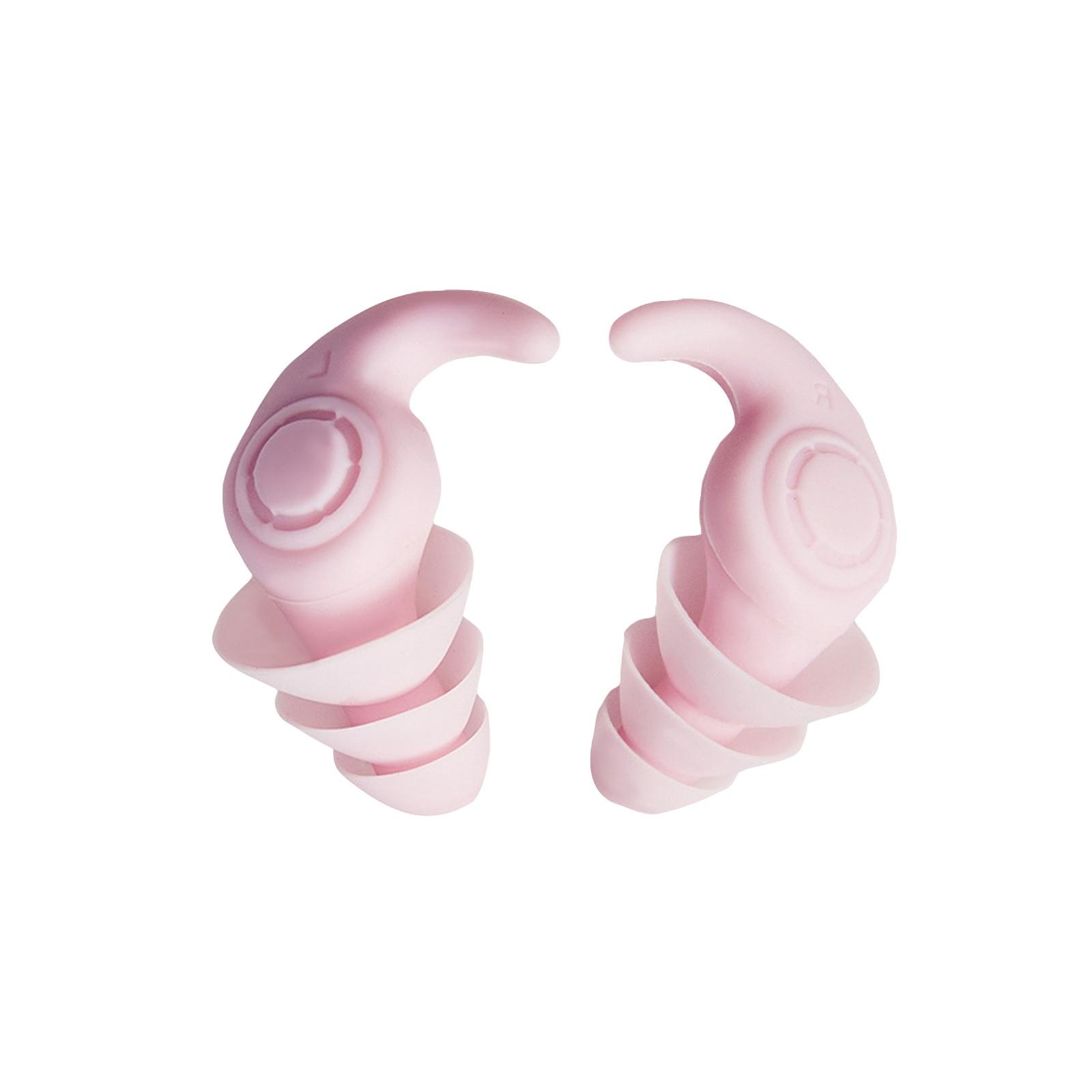 

Беруши для плавания для взрослых, водонепроницаемые многоразовые силиконовые разноцветные беруши для плавания, серфинга, снорклинга, принятия душа и для воды в бассейне, на пляже, в океане One Size розовый