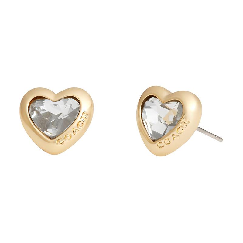 COACH Letter Logo - Earrings Women s Gold
