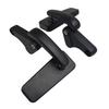 Handlebar Mount Mirrors Motorcycle Scooter Blue Glass Rearview Mirror Universal Motorbike Rear Mirror Angle Adjustable
