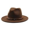 Felt Hat British Belt Vintage Versatile Top Hat Men'S And Women'S Jazz Hat Wool Hat