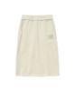Malittepeulangsowajeobeo W Classic Logo Denim Patch Sweat Skirt Ivory