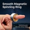 Stainless Steel EDC Ring With Magnetic Rotation For Anxiety Relief