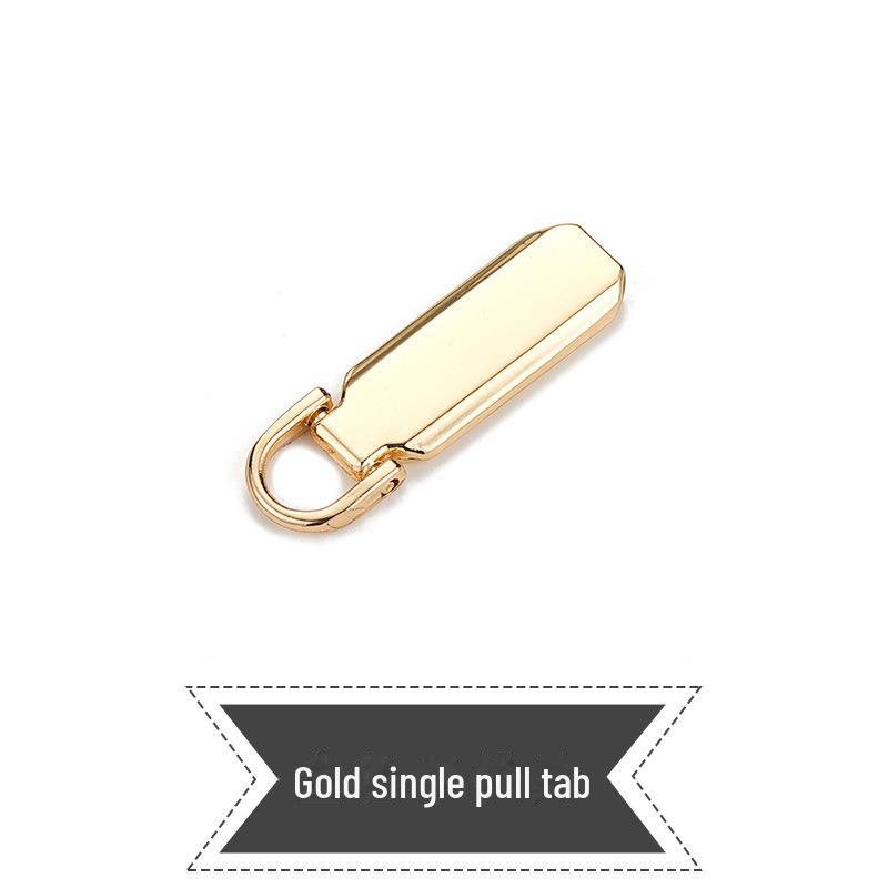 Tool-Free Removable and Replaceable Luggage Wallet Zipper Puller Pendant