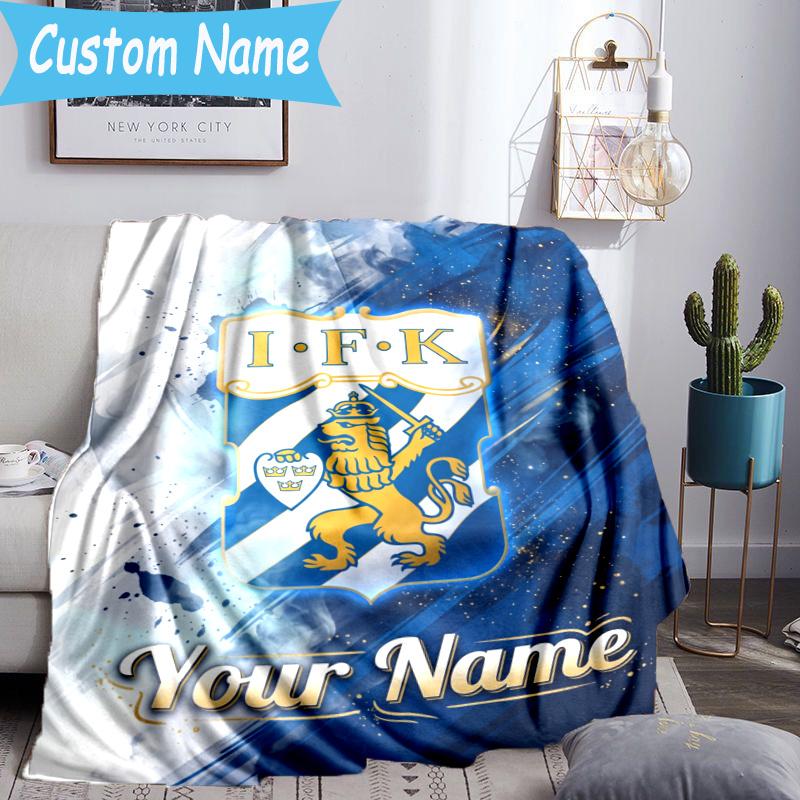 Custom Name Ifk Lion Crest Blanket Flannel Blanket for Camping, Hiking, Garden Parties, Picnic Essentials,gift for family and friend
